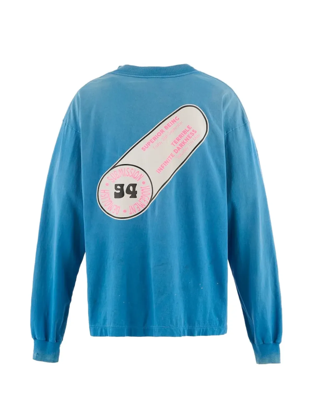 SAINT MXXXXXX ロングスリーブ プリントTシャツ - ブルー - 画像2