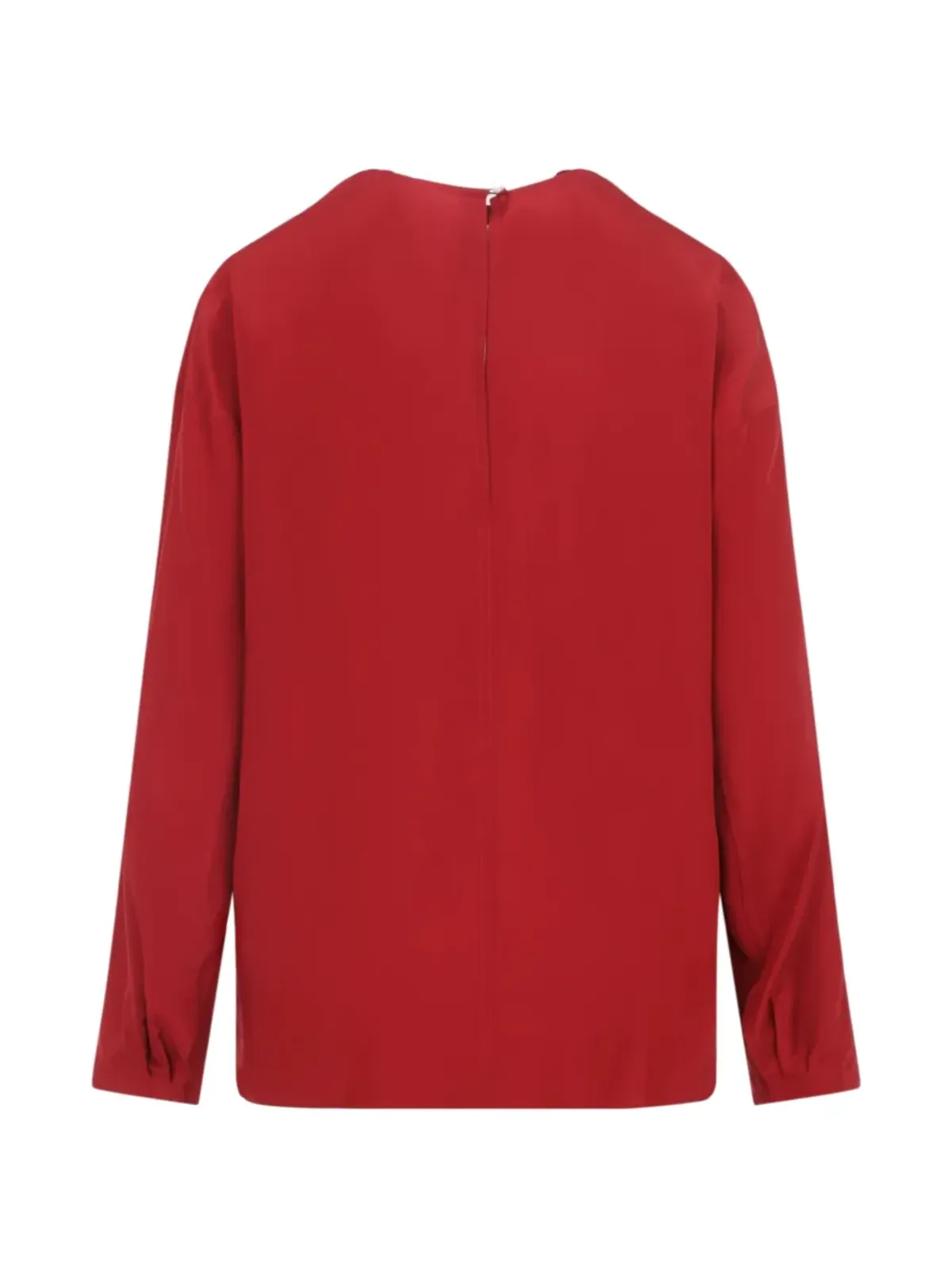 Carven ドレープVネック ブラウス - 画像2