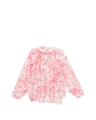 ERMANNO FIRENZE floral-print blouse - Pink - サムネイル1