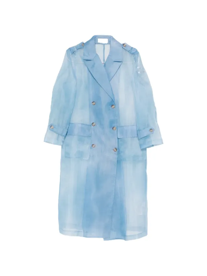 ERMANNO FIRENZE ERMANNO FIRENZE ダブルブレスト トレンチコートの商品画像