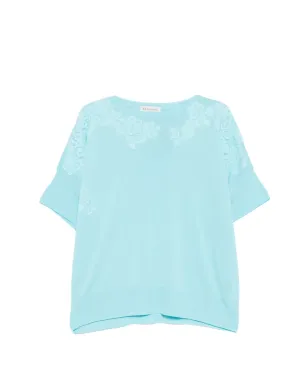 ERMANNO FIRENZE フローラルレーストップ - サムネイル1