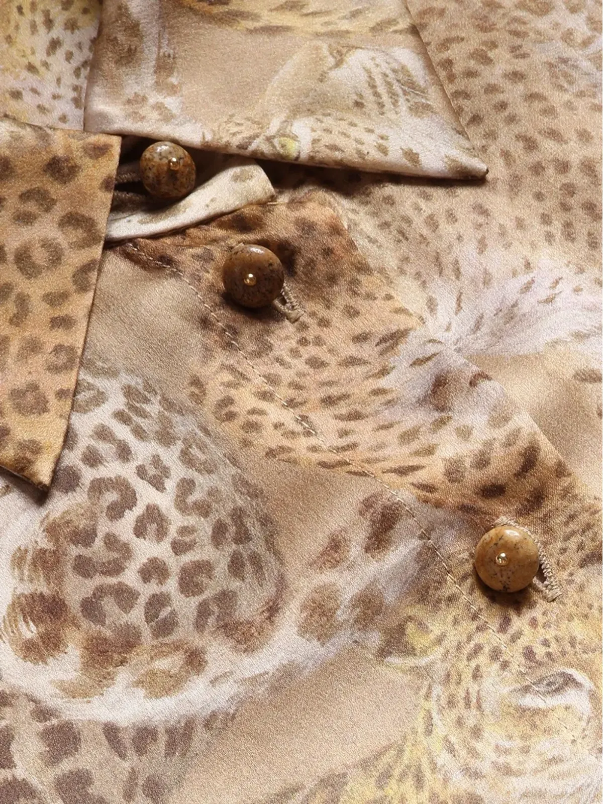 ZIMMERMANN レオパード柄ボタンシャツ - Neutrals - 画像2