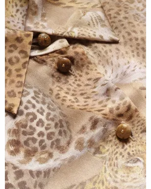 ZIMMERMANN レオパード柄ボタンシャツ - Neutrals - サムネイル2
