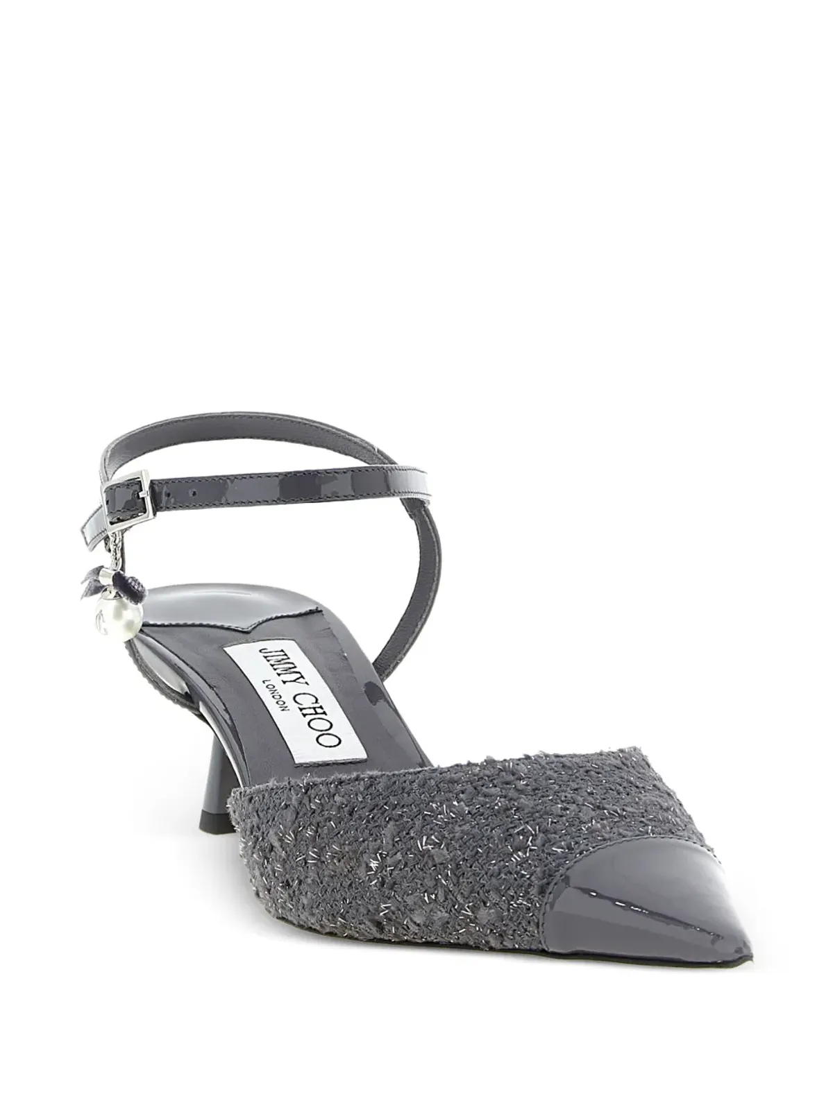 Jimmy Choo Aren パールペンダントパンプス - 画像2