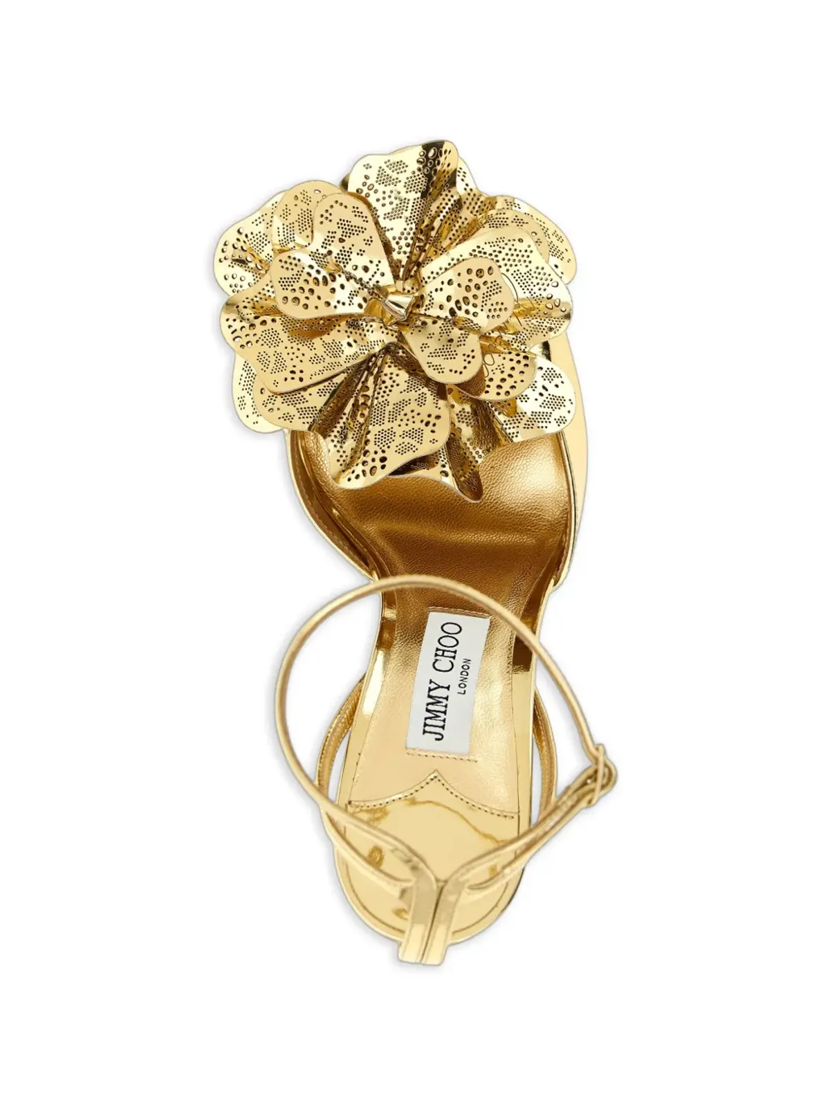 Jimmy Choo Mimmi flower-appliqué ankle-strap sandals - 画像4