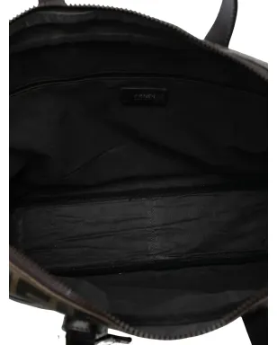 Fendi Pre-Owned ズッカ コーテッドキャンバス ビジネスバッグ ブラウン - サムネイル5