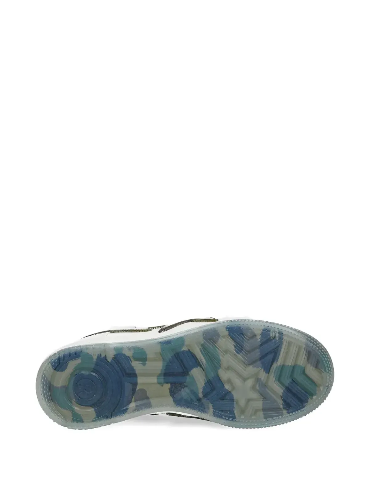 A BATHING APE® star-embellishment sneakers - White - 画像5