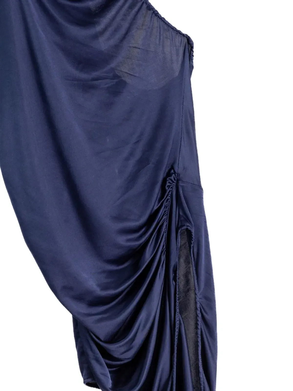 Atlein one-shoulder gathered blouse - Blue - 画像2