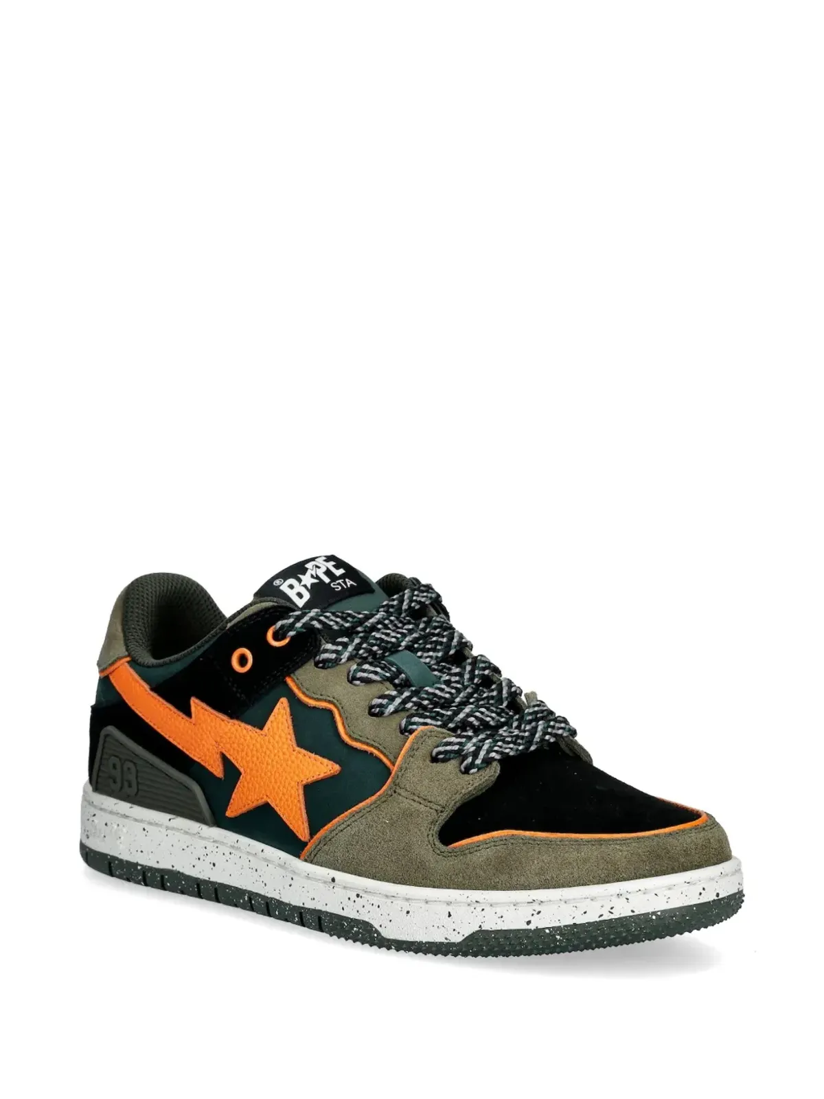 A BATHING APE® 星柄アップリケスニーカー - 画像2