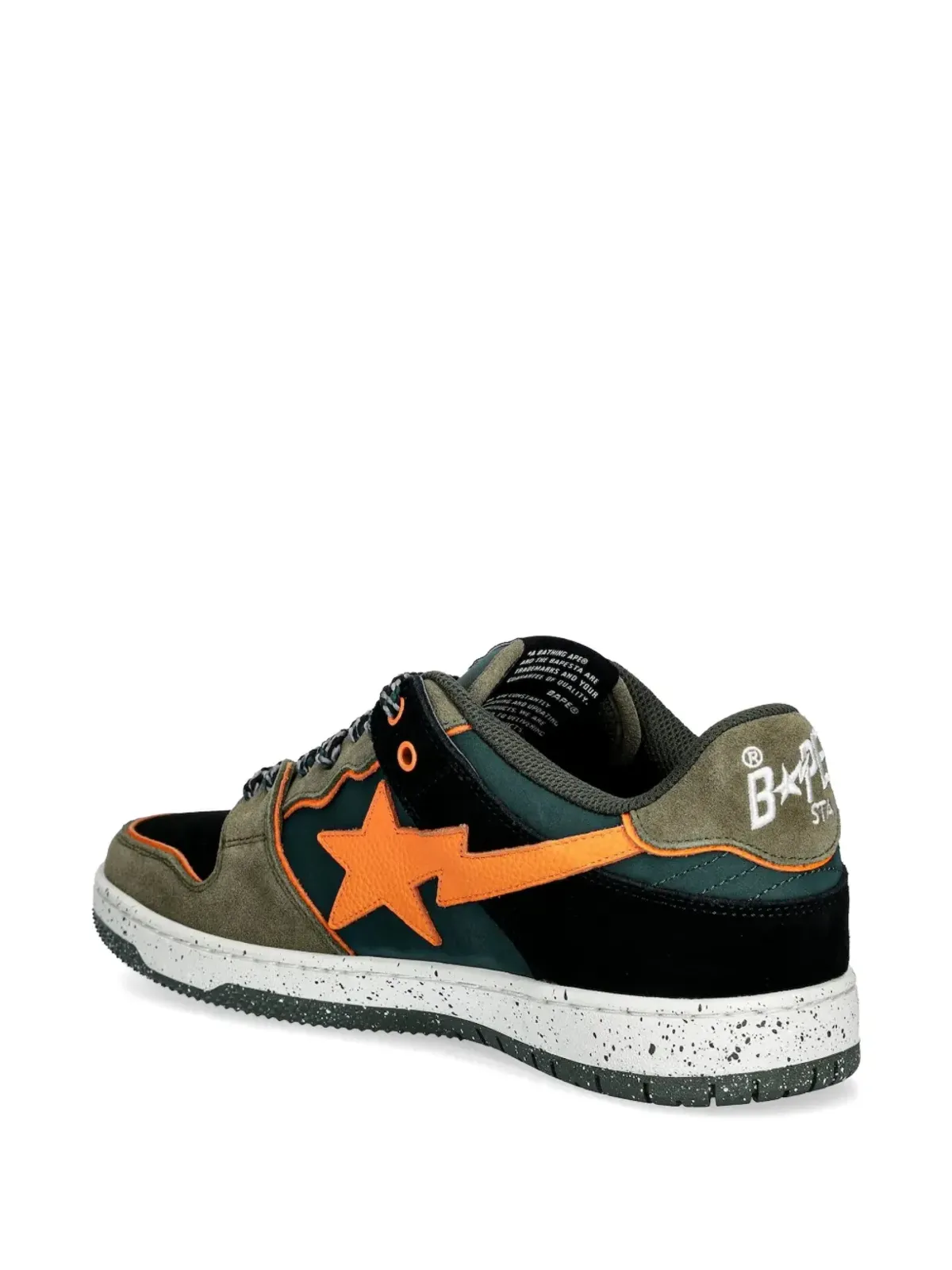 A BATHING APE® 星柄アップリケスニーカー - 画像4