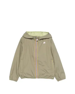 K Way Kids ジップファスナー付きフード付きジャケット - サムネイル1