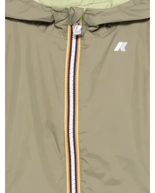 K Way Kids ジップファスナー付きフード付きジャケット - サムネイル3