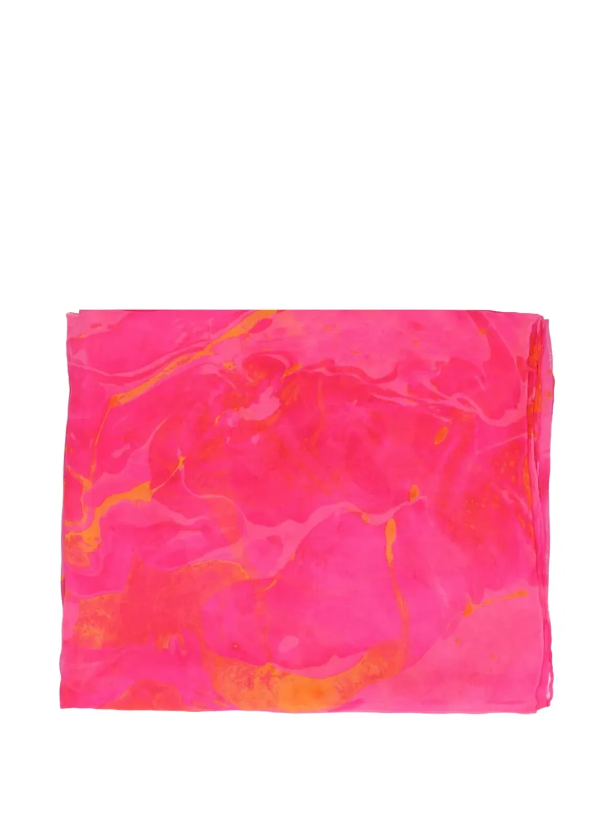 Mila Schon Vintage patterned scarf - Pink - 画像1