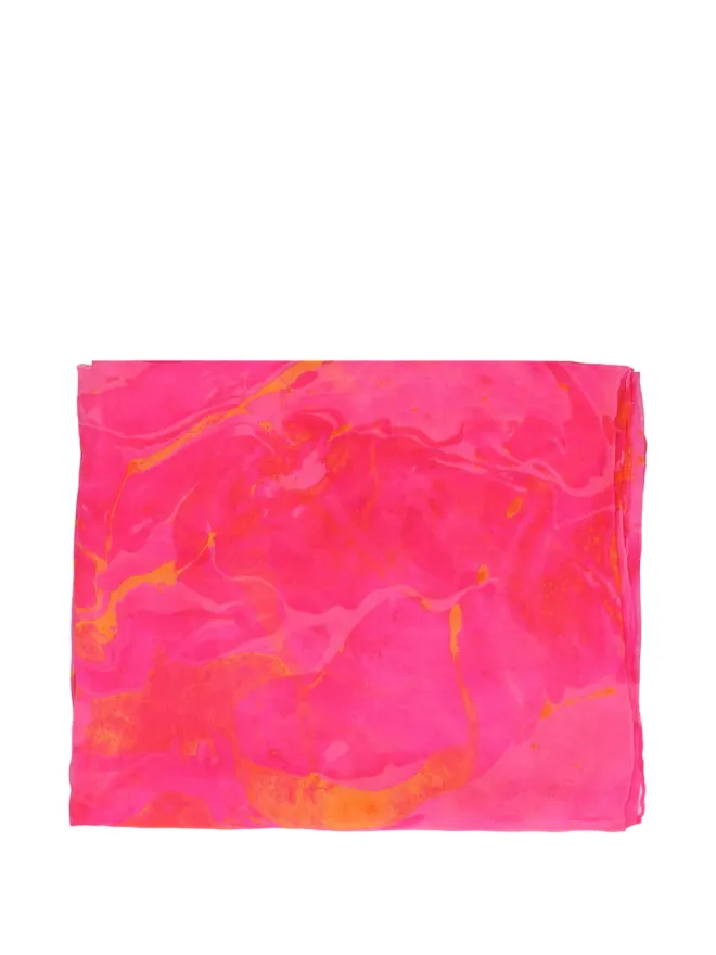 Mila Schon Vintage Mila Schon Vintage patterned scarf - Pinkの商品画像