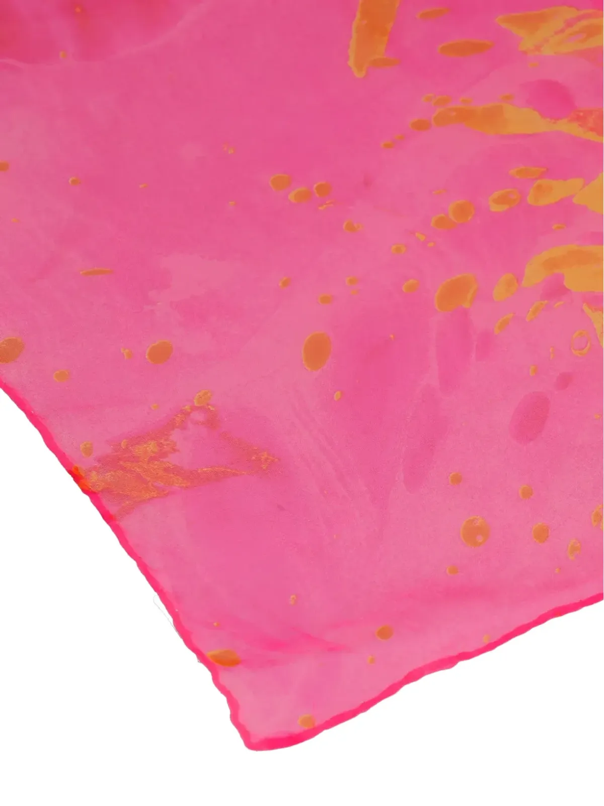 Mila Schon Vintage patterned scarf - Pink - 画像3