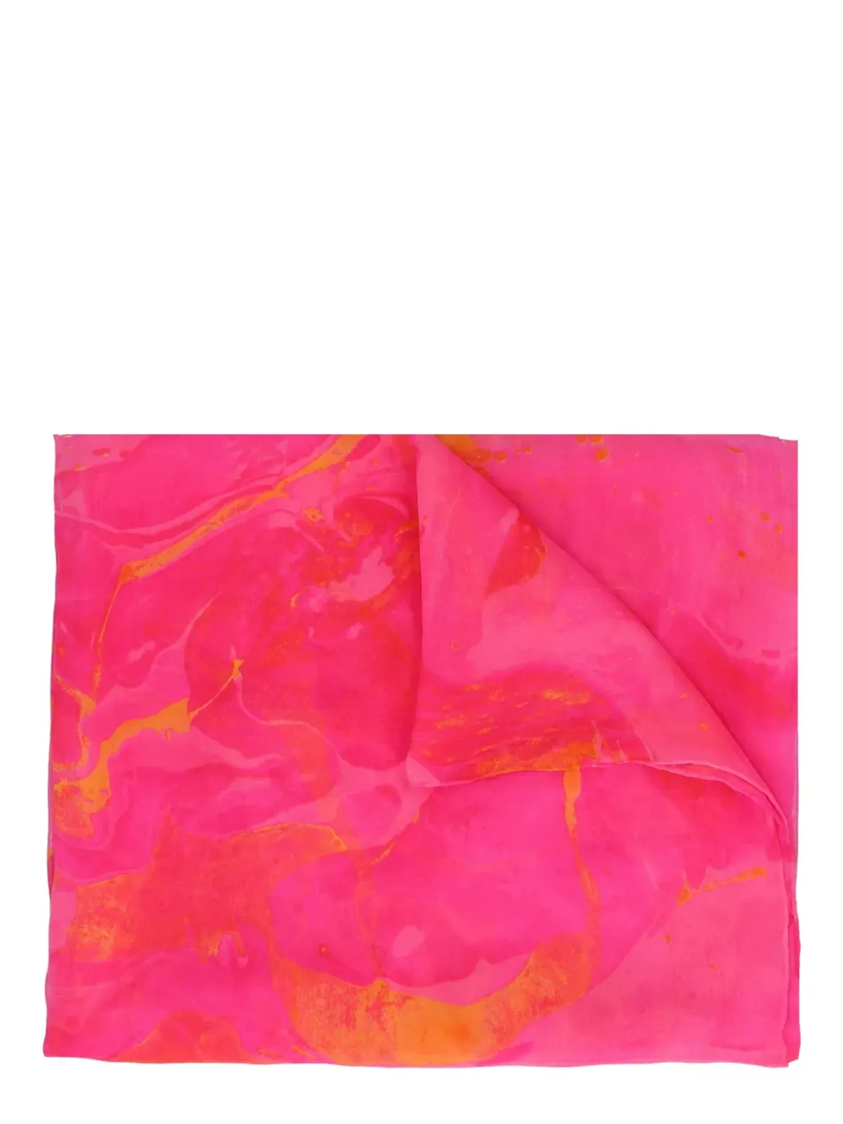 Mila Schon Vintage patterned scarf - Pink - 画像4