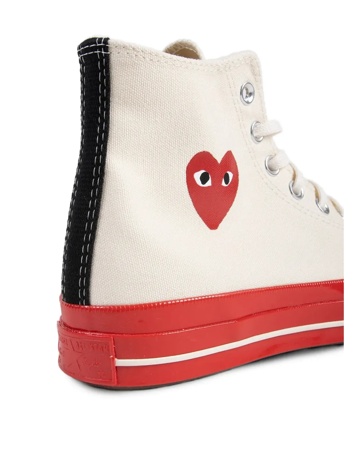 Comme Des Garçons Play x Converse チャック・テイラー70 ハートモチーフ スニーカー - 画像5
