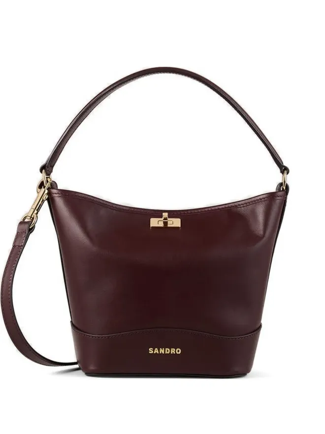SANDRO SANDRO レザー トートバッグの商品画像