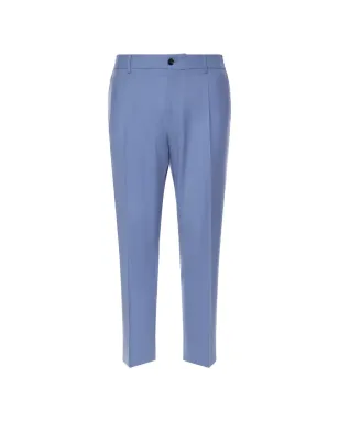 BE ABLE New Riccardo creased trousers - Blue - サムネイル1