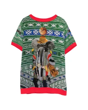 The Artistylist 象柄プリントTシャツ - サムネイル1