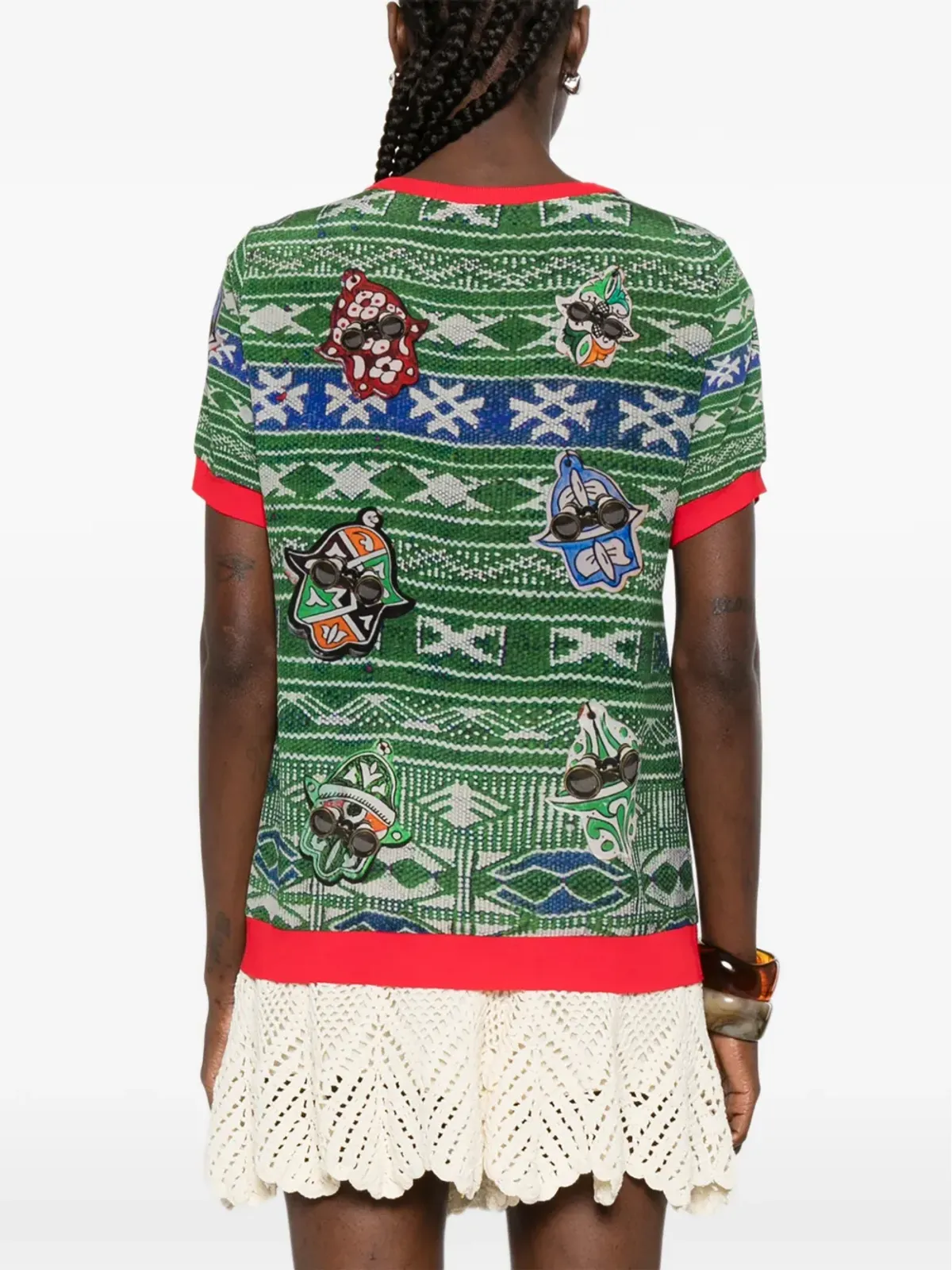 The Artistylist 象柄プリントTシャツ - 画像4