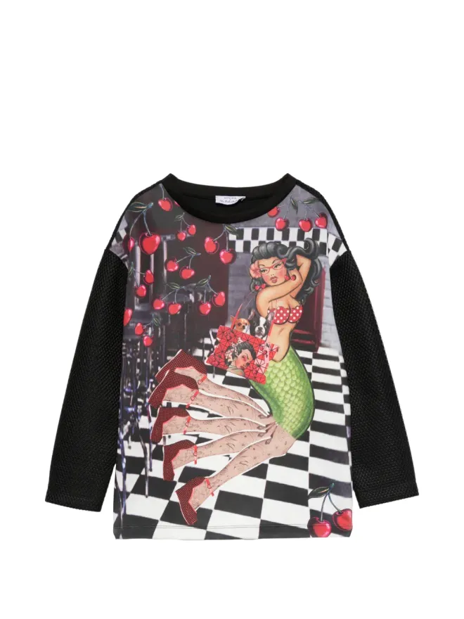 The Artistylist The Artistylist MARMAID グラフィックプリント スウェットの商品画像