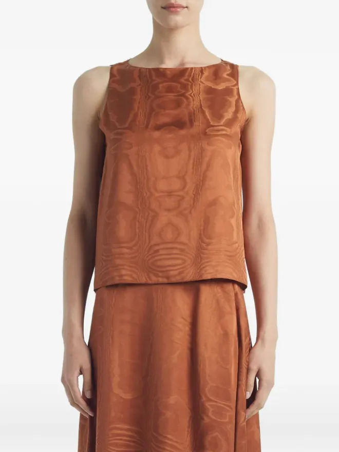 Adam Lippes Adam Lippes Annie patterned topの商品画像