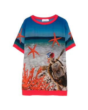 The Artistylist ヒトデ柄プリントTシャツ - サムネイル1