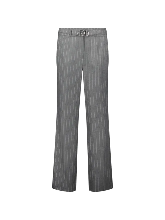 Betty Barclay Betty Barclay Marlene pinstripe trousers - Greyの商品画像