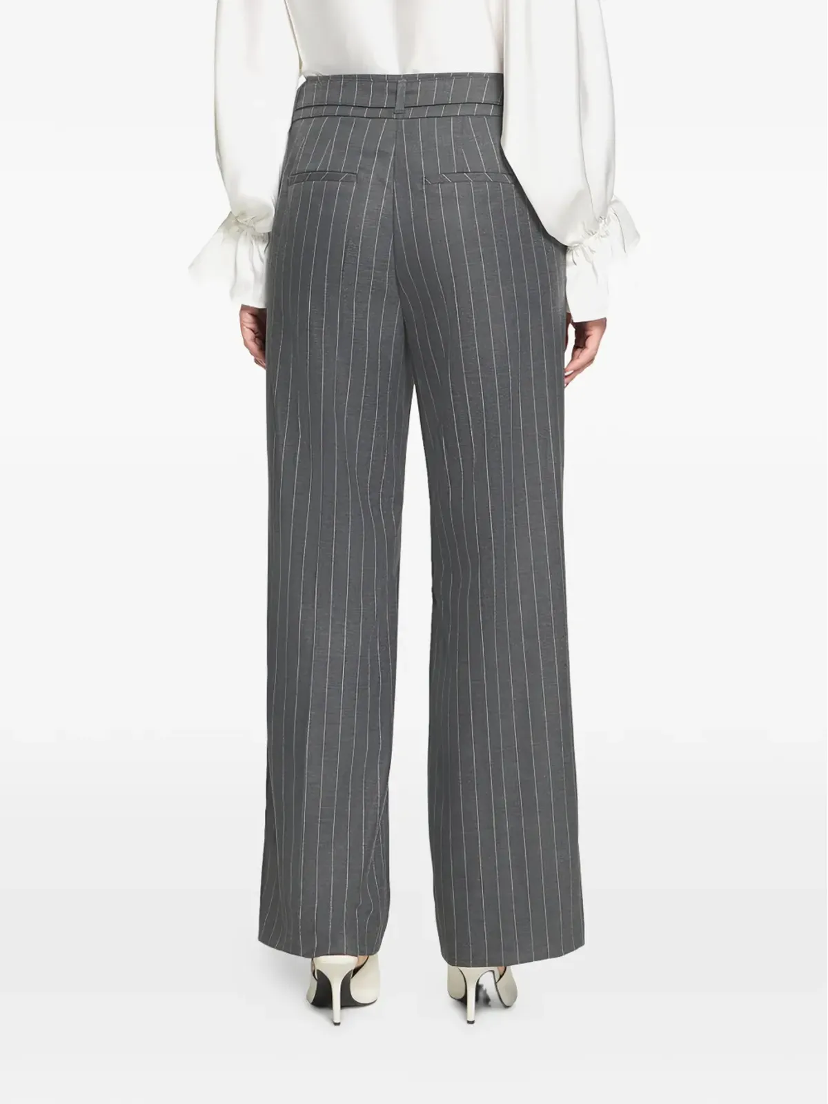 Betty Barclay Marlene pinstripe trousers - Grey - 画像3