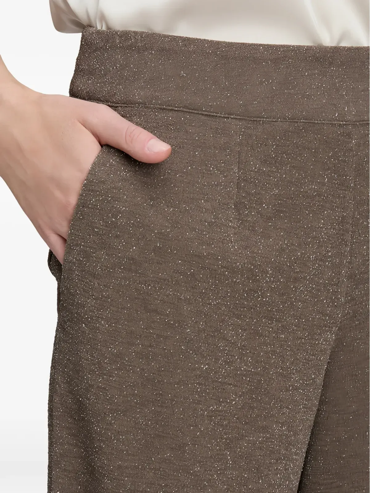 Betty Barclay ワイドレッグパンツ - Brown - 画像5