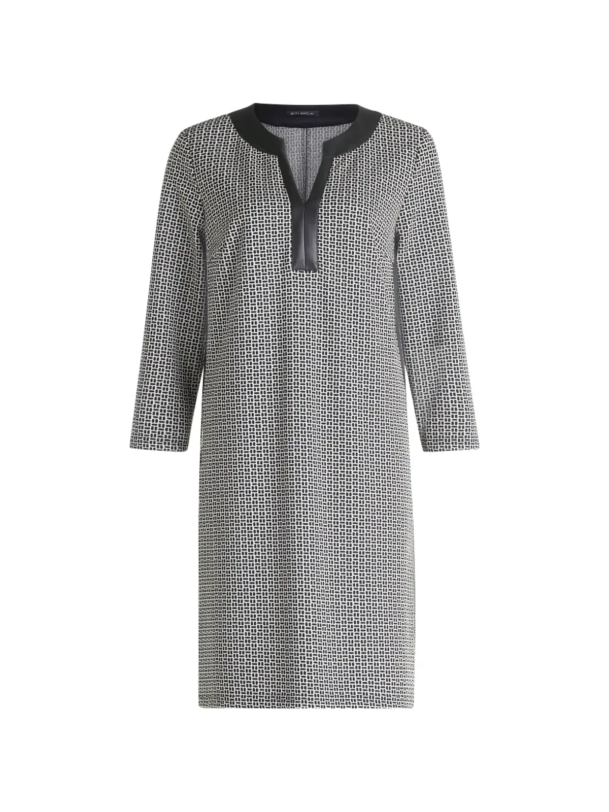Betty Barclay V-neck mini dress - Neutrals - 画像1