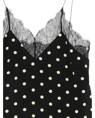 Francoise Pinton - Paris polka dot lace camisole - Black - サムネイル2