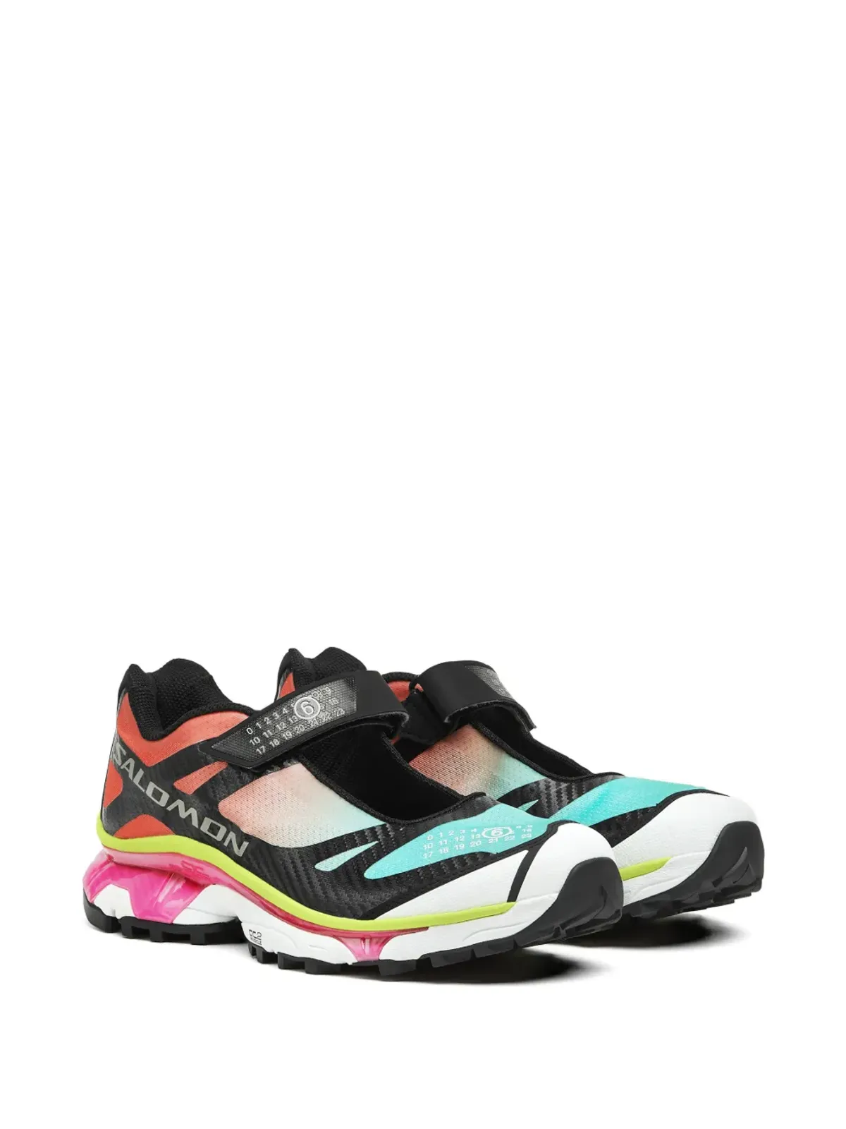 MM6 Maison Margiela X Salomon ロゴディテールストラップスニーカー - 画像2
