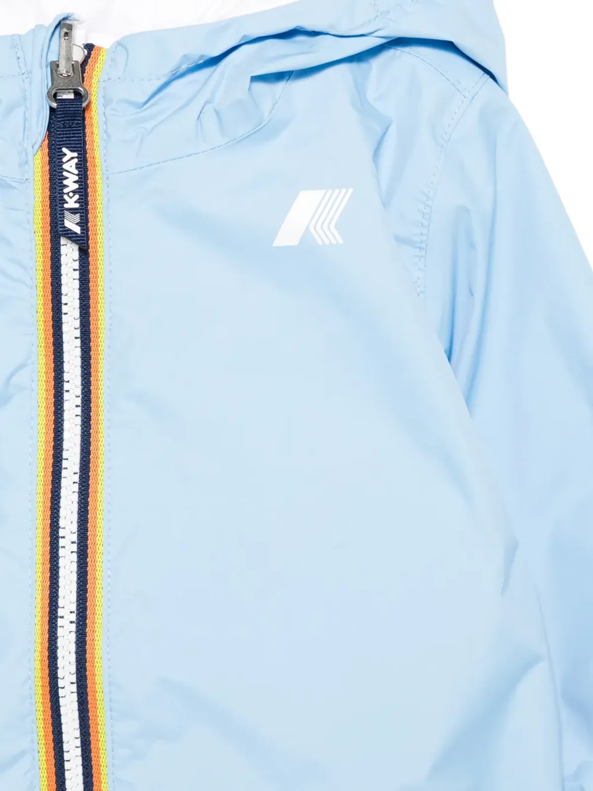 K Way Kids リバーシブル フード付きジップアップジャケット - 画像3