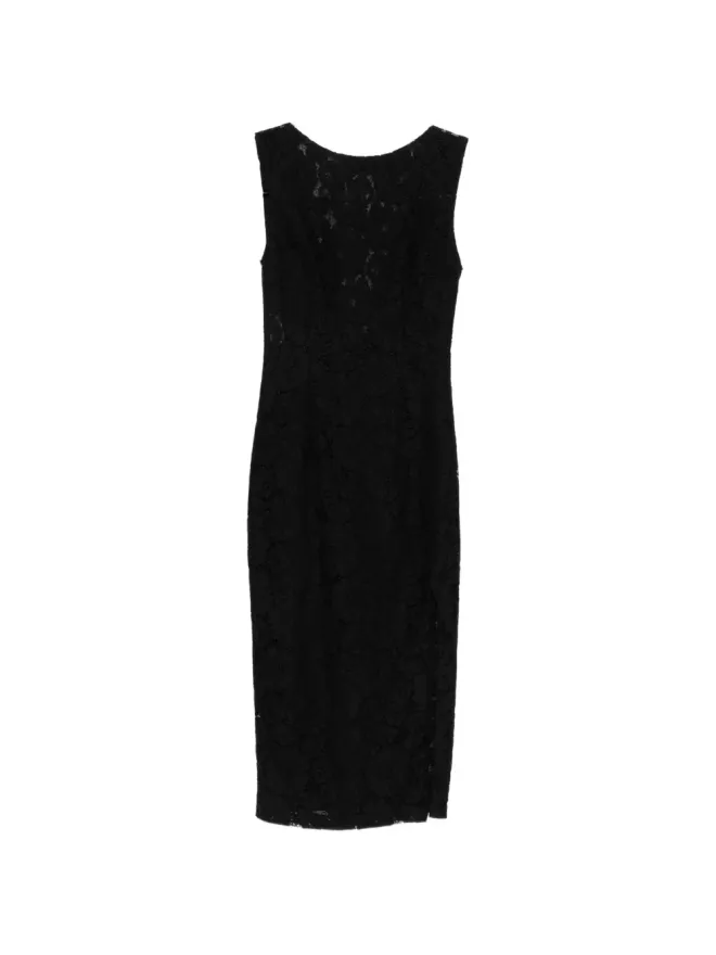 PINKO PINKO Drupa レーススリット ミディドレス - Blackの商品画像