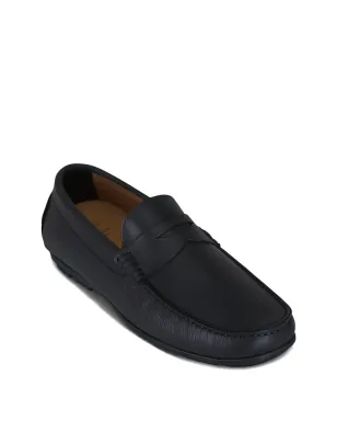 Aquatalia Enzo grained-leather loafers - Black - サムネイル2