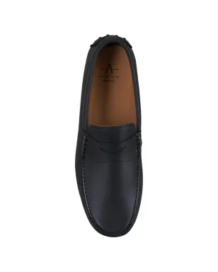 Aquatalia Enzo grained-leather loafers - Black - サムネイル3