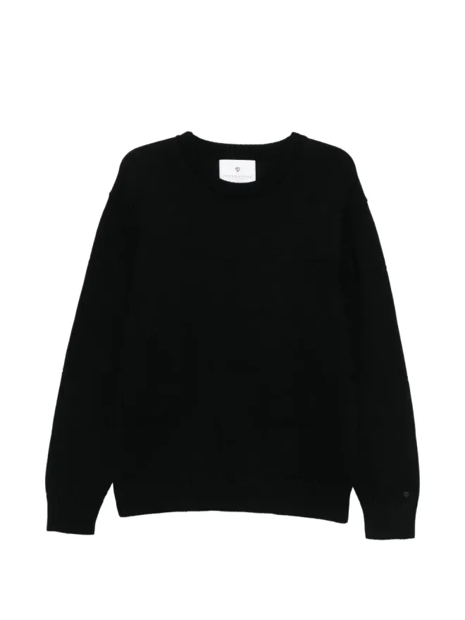 SEVEN GAUGE SEVEN GAUGE 長袖クルーネックニットセーター（ブラック）の商品画像