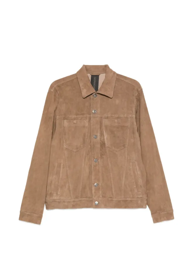 Giorgio Brato Giorgio Brato ボタンアップ レザー ジャケットの商品画像