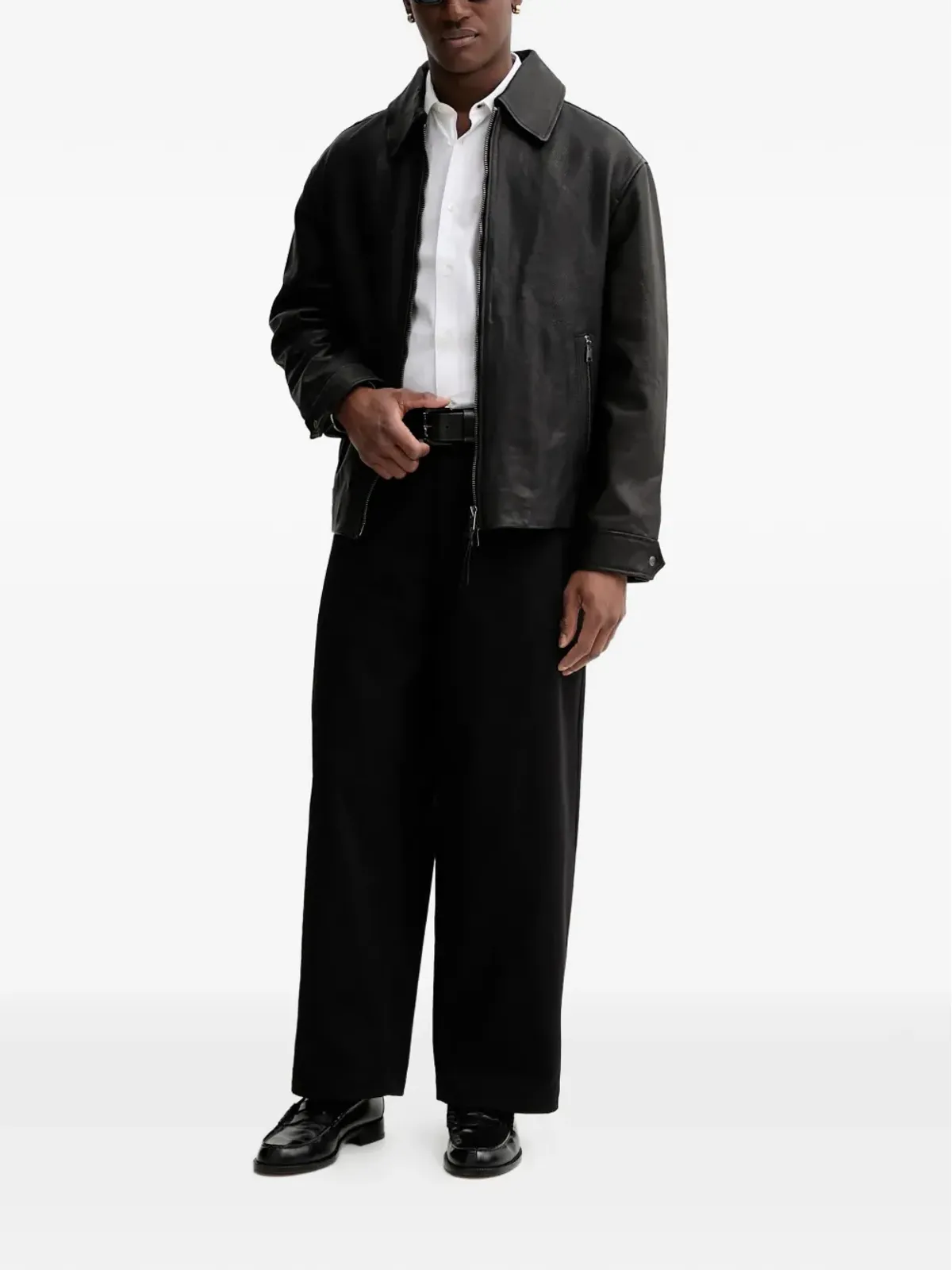 AllSaints ガリソン襟付きジップジャケット - 画像2