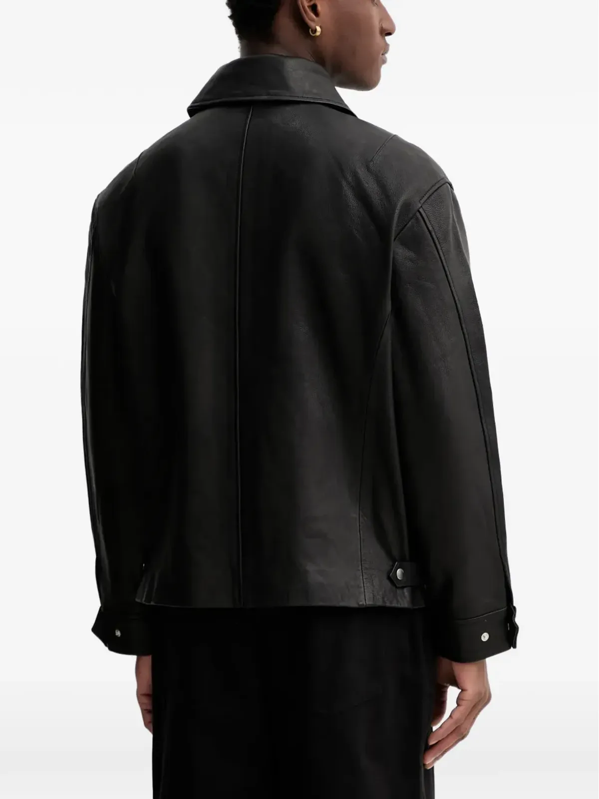 AllSaints ガリソン襟付きジップジャケット - 画像3