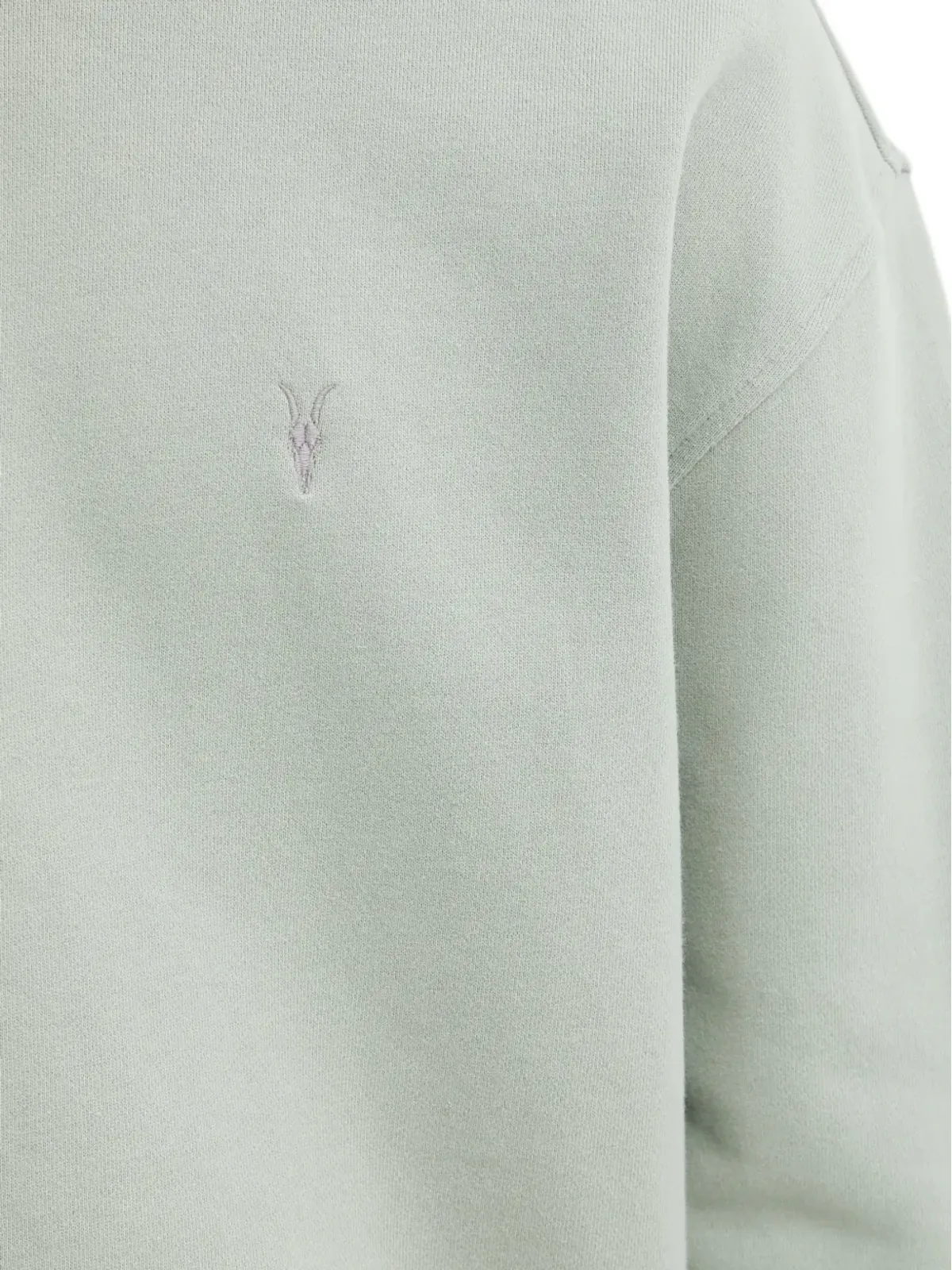AllSaints アッシャー刺繍入りスウェットシャツ グリーン - 画像5