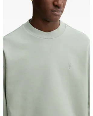 AllSaints アッシャー刺繍入りスウェットシャツ グリーン - サムネイル4