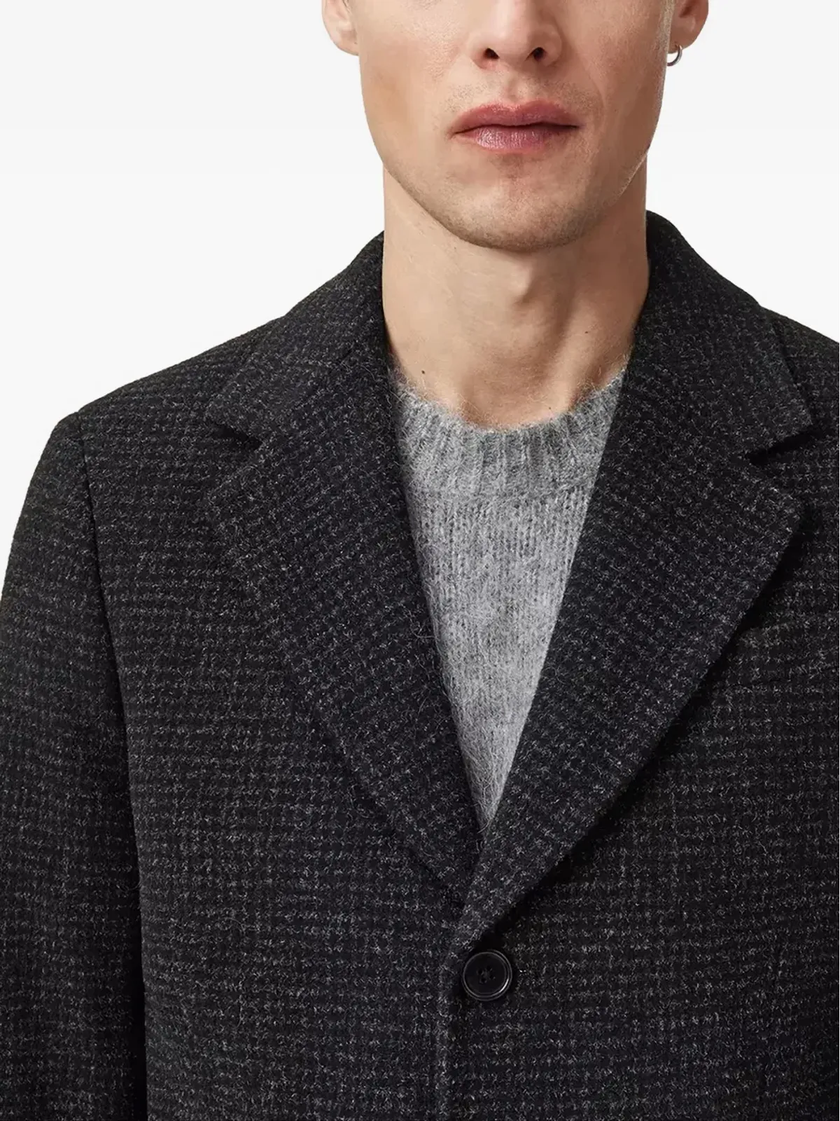 AllSaints カスピアン テクスチャード コート - 画像5