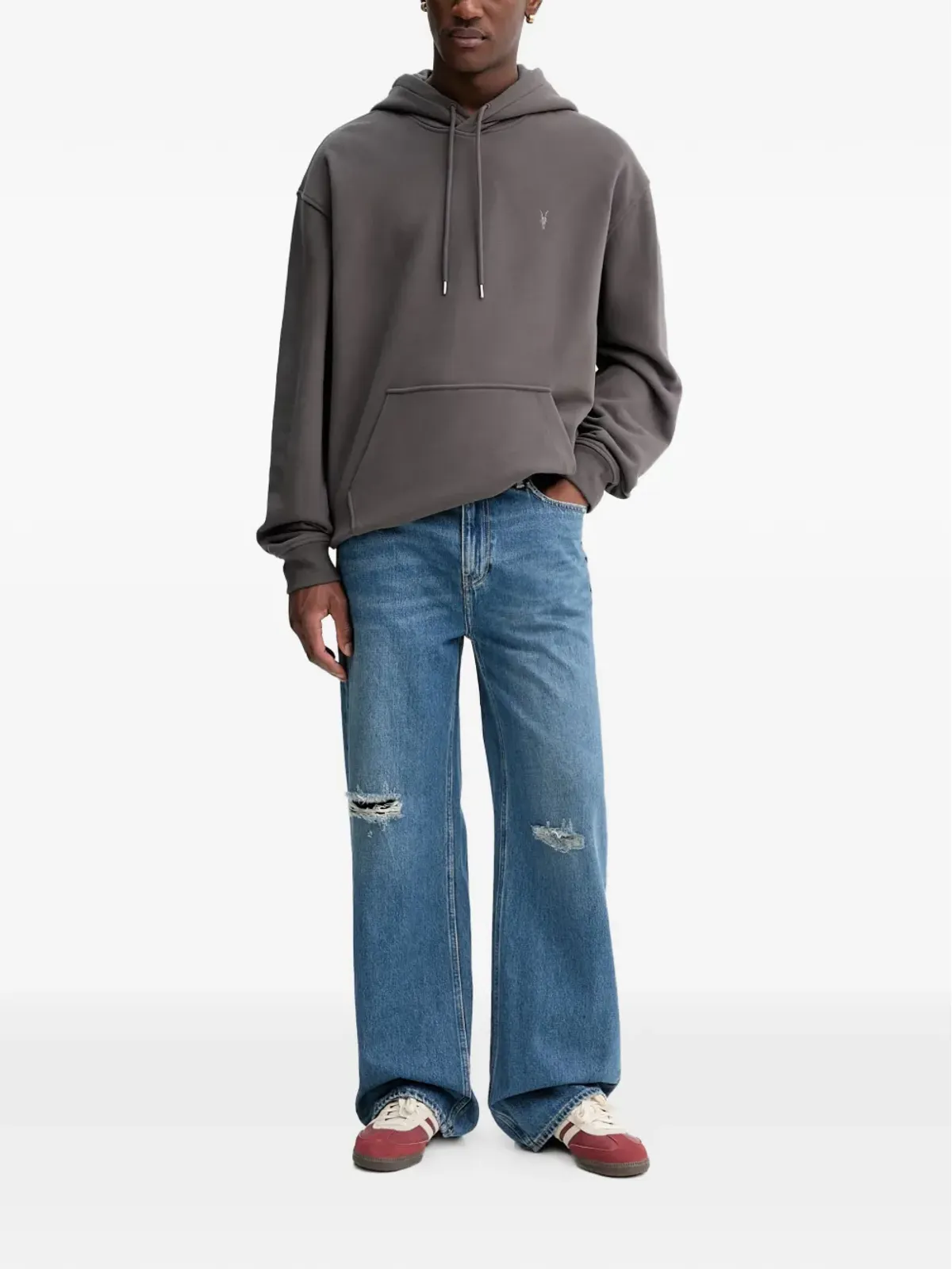 AllSaints リップドジーンズ - 画像2