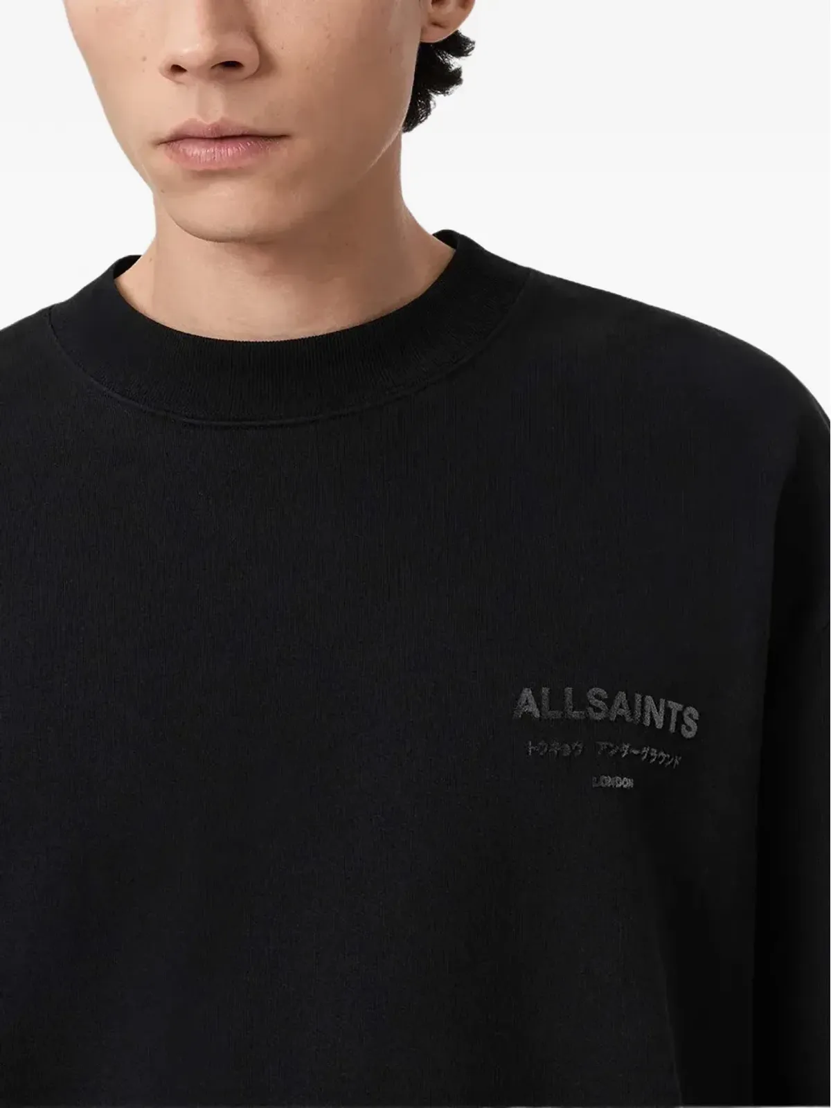 AllSaints Xander スウェットシャツ - ブラック - 画像5