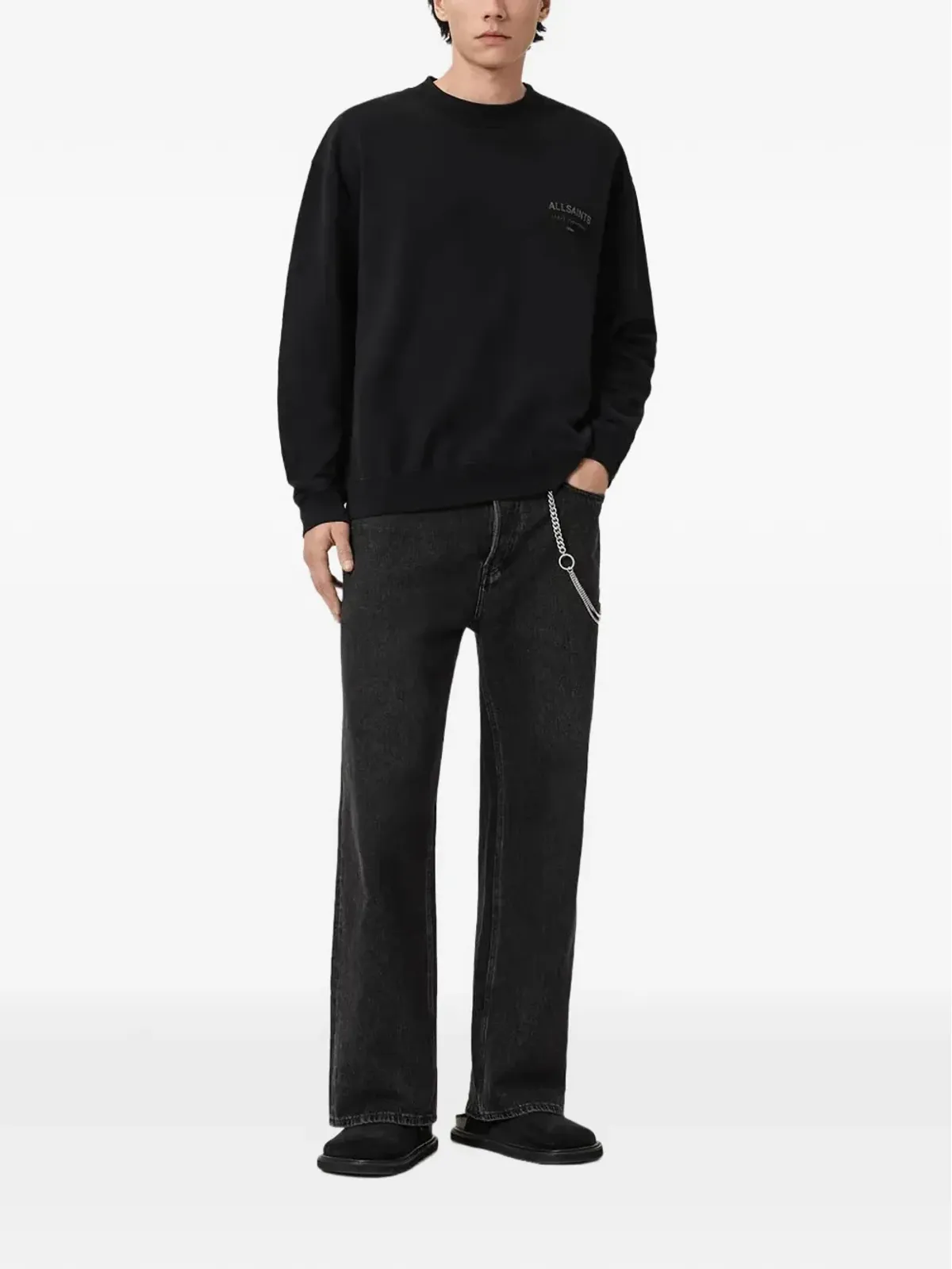 AllSaints Xander スウェットシャツ - ブラック - 画像2