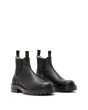 AllSaints マッコイ テクスチャード プルオン ブーツ - ブラック - サムネイル2