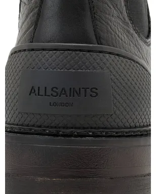 AllSaints マッコイ テクスチャード プルオン ブーツ - ブラック - サムネイル4